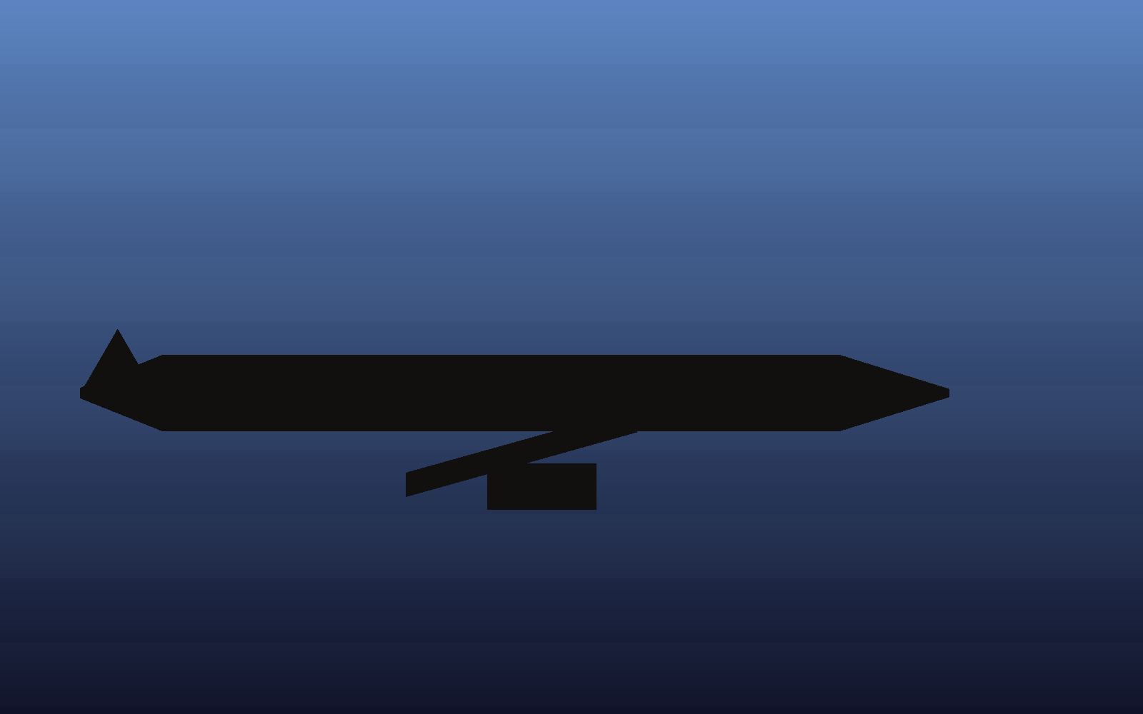 Dash 8 classic sneaking in during blue hour.